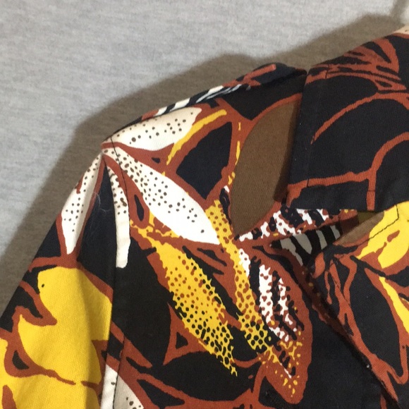 RUBY ROAD Big Button Boxy Fit Oversized Jacket w/Pleated Back Military Shoulder - Picture 8 of 16